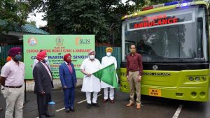 Sun Foundation & International President World Punjabi Organization donate mobile testing van