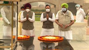 Captain launched a mission from Delhi’s Rajghat to save Punjab and its farmers