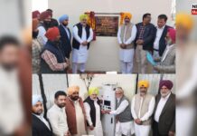 Chetan Singh Jouramajra inaugurates two projects for utilizing treated water of STPs for irrigation at Talwandi Bhai and Zira