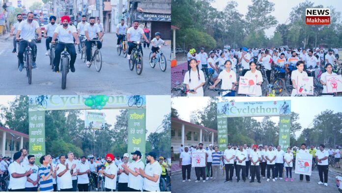 ORGANISES CYCLE RALLY